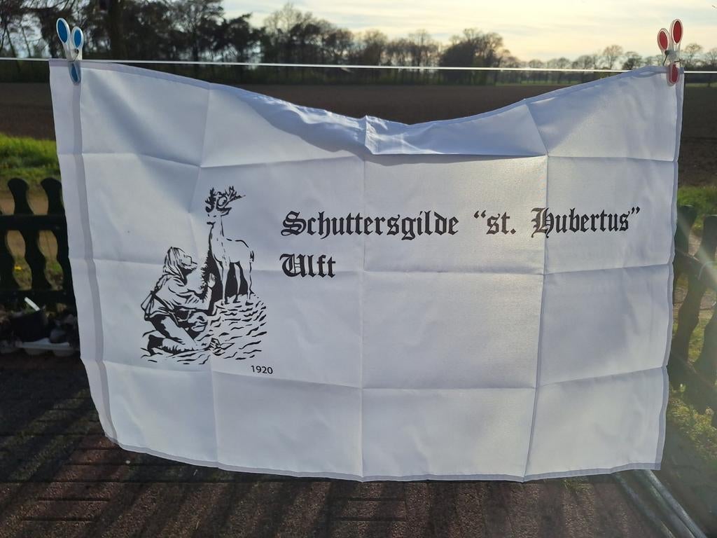 Vlag Schuttersgilde St. Hubertus uit Ulft, Ophalen of Verzenden, Nieuw