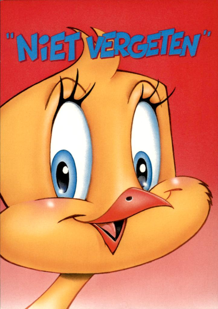 vrolijke eend, niet vergeten, Verzenden, 1980 tot heden, Ongelopen, Overige thema's