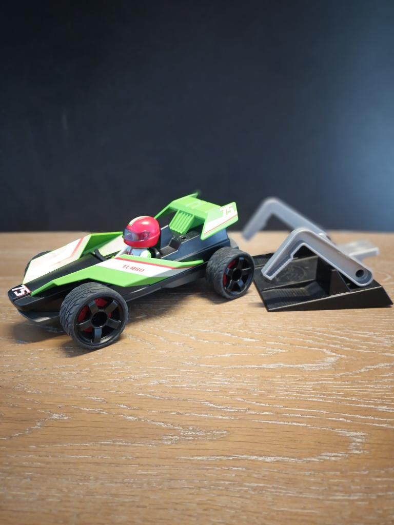 playmobil 5174 turbo racer raceauto met opwindmotor izgs, Ophalen of Verzenden, Zo goed als nieuw, Complete set