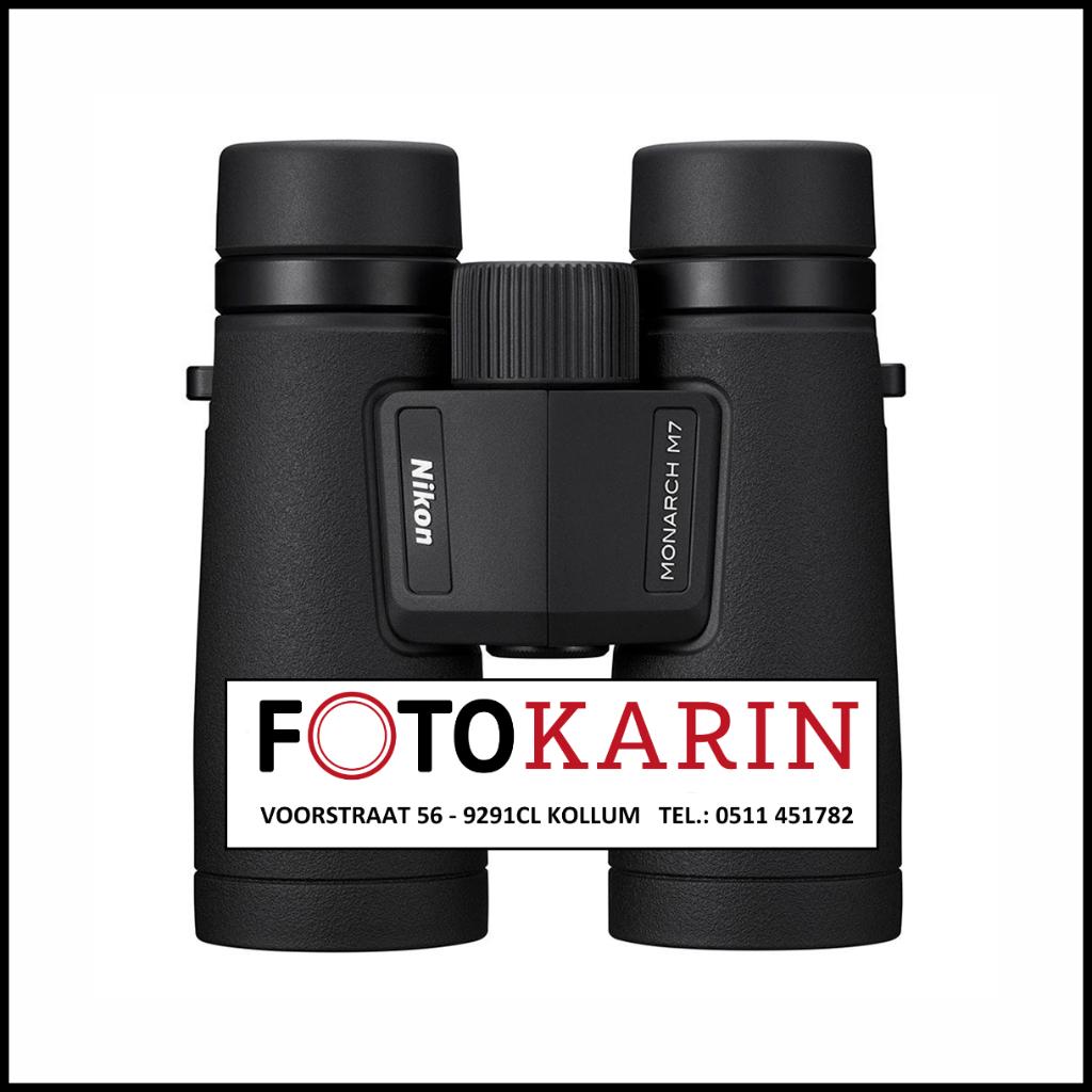 Nikon Monarch M7 10x42 verrekijker | Foto Karin Kollum, Dakkant (recht), Nieuw, Ophalen of Verzenden, Met hoes of tas
