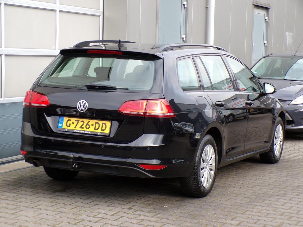 Volkswagen Golf Variant 1.6 TDI Comfortline|Cruise|Nav|Trekh, Auto's, Volkswagen, Voorwielaandrijving, Gebruikt, 4 cilinders, Zwart