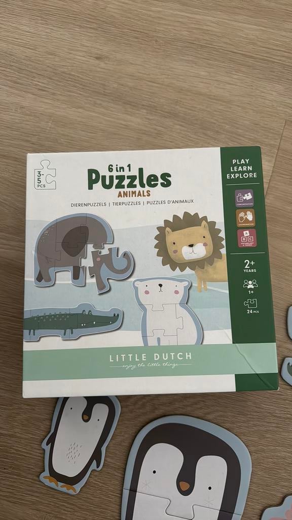 Little dutch dierenpuzzel 2+, Ophalen of Verzenden, Gebruikt, Overige thema's, Pons of Mal