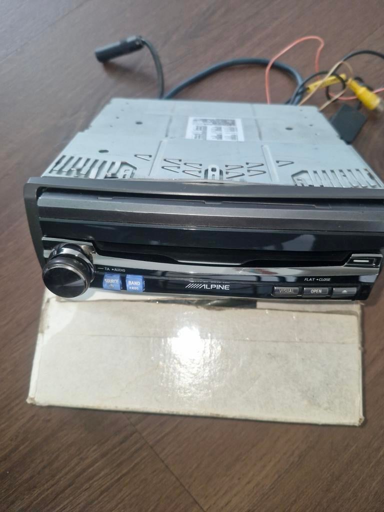 Alpine CVA-1004R auto klapscherm radio, Auto diversen, Ophalen of Verzenden, Gebruikt