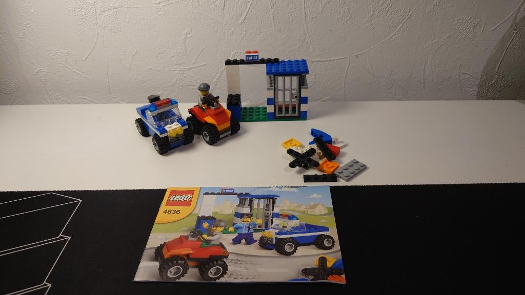 Lego Basic 4636 Police Building Set, Ophalen of Verzenden, Gebruikt, Complete set, Lego
