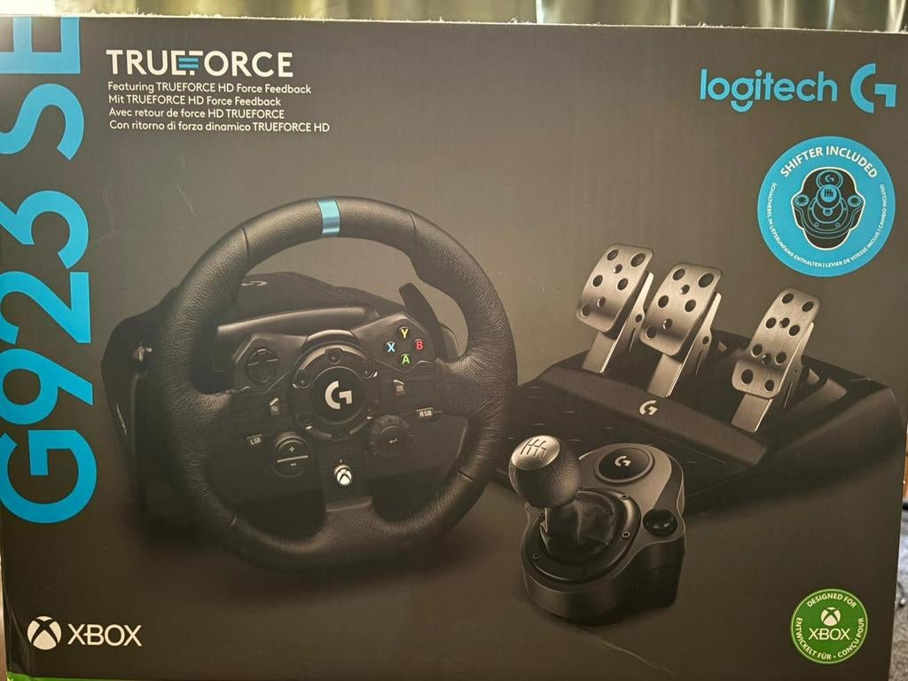 Logitech G923 SE Trueforce racestuur met pedalen voor Xbox, Spelcomputers en Games, Spelcomputers | Xbox | Accessoires, Ophalen