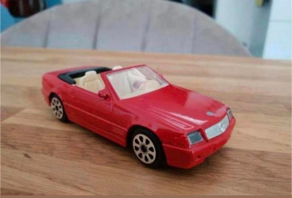 Mercedes-Benz 300 SL R129 Cabriolet – Bburago – 1:43, Ophalen of Verzenden, Zo goed als nieuw, Auto, Overige merken
