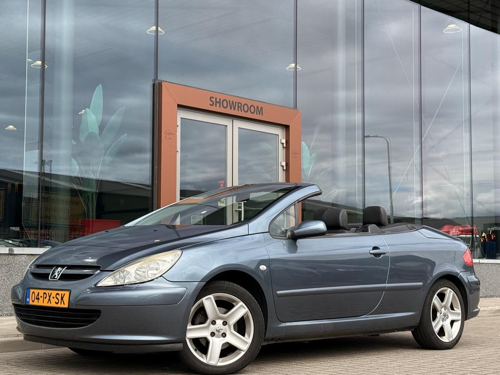 Peugeot 307 CC | Airco | Leder | Stoelverwarming | 2.0-16V, Gebruikt, Zwart, 4 cilinders, Cabriolet