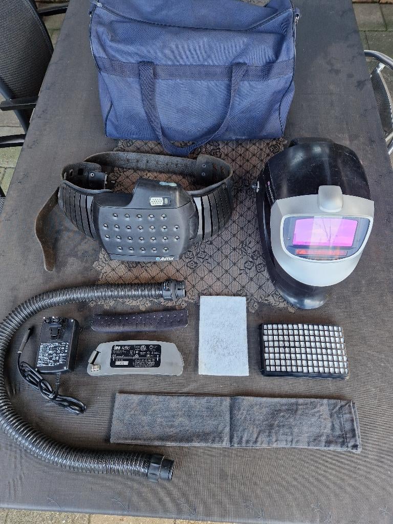 speedglas flexview 9002 lashelm met adflo, Lasfilter, Ophalen, Gebruikt