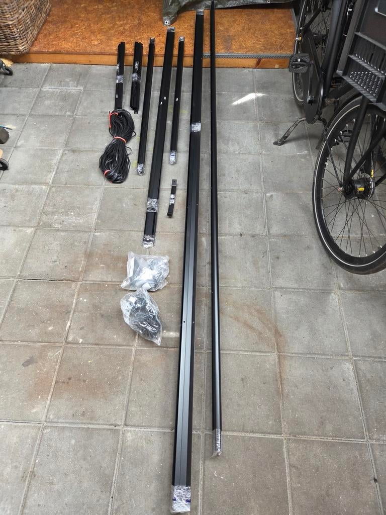 Vitavia Venus 6200 nieuwe onderdelen t.b.v. bouw tuinkas, Ophalen, Overige materialen, Nieuw, Aluminium