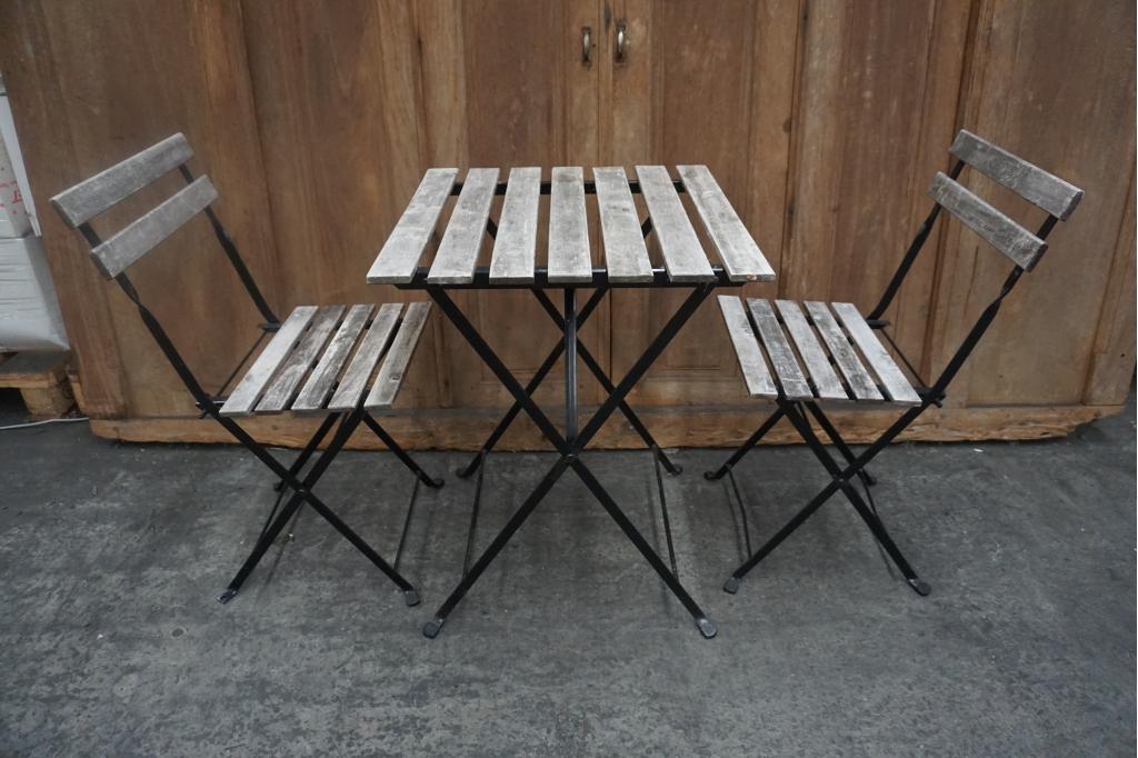 Bistro horeca tuinset terrassets tuintafel tuinstoelen