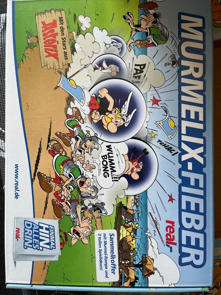 Asterix Murmelix-Fieber knikker spel - Real, Een of twee spelers, Ophalen of Verzenden, Nieuw
