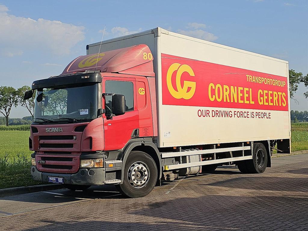 SCANIA P270 lift hard wood floor, Stoelverwarming, Bedrijf, Diesel, Euro 4