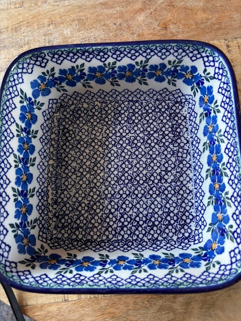 Bunzlau castle ovenschaal vierkant, Ophalen, Overige stijlen, Aardewerk, Schaal of Schalen