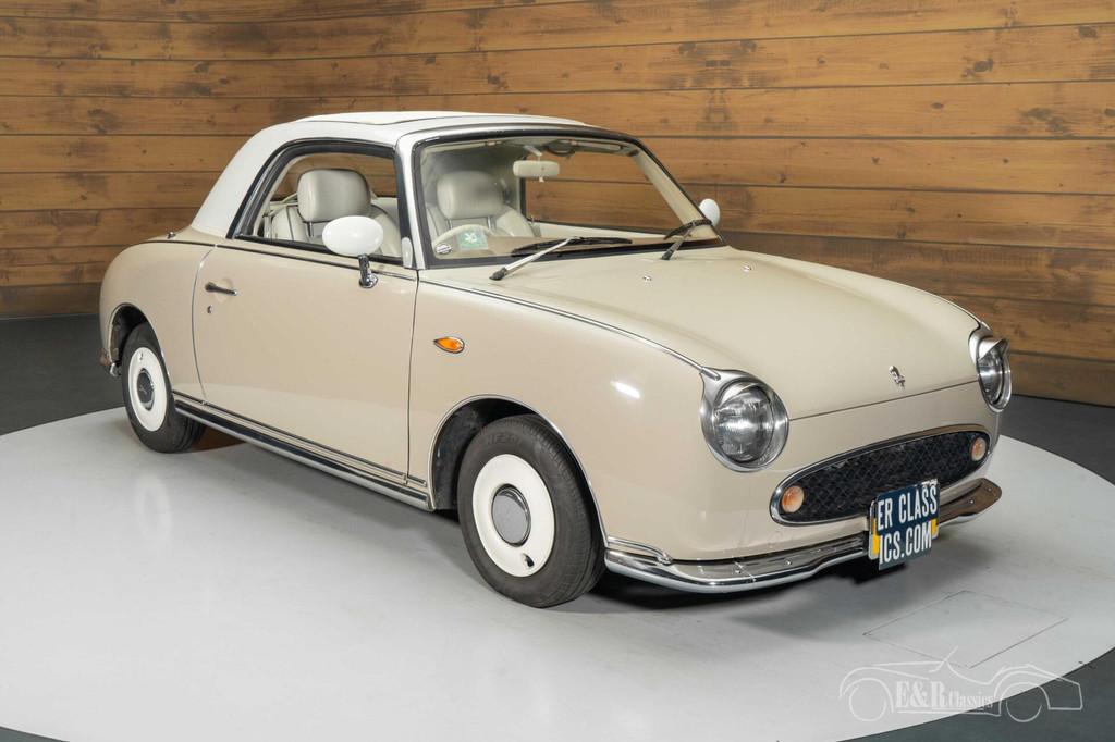 Nissan Figaro Cabriolet | 1991, Cabriolet, Beige, Leder, 2 stoelen