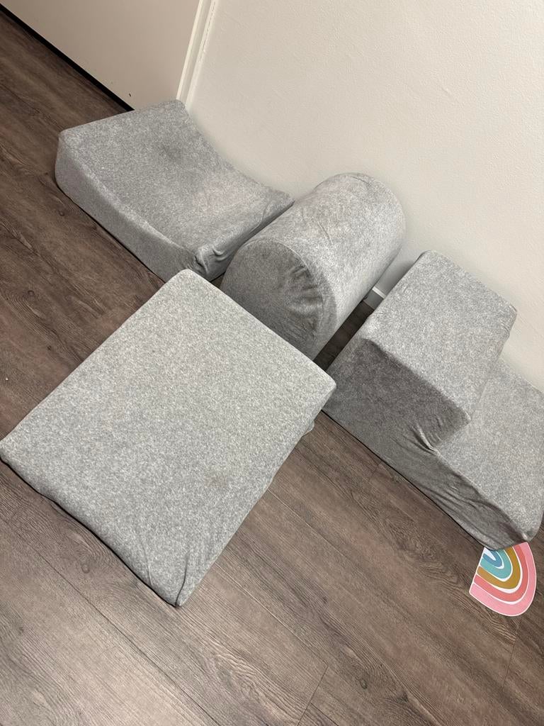 Speel bokken, schuim blokken, motorische speelgoed, Kinderen en Baby's, Speelgoed | Babyspeelgoed, Gebruikt, Overige typen, Ophalen