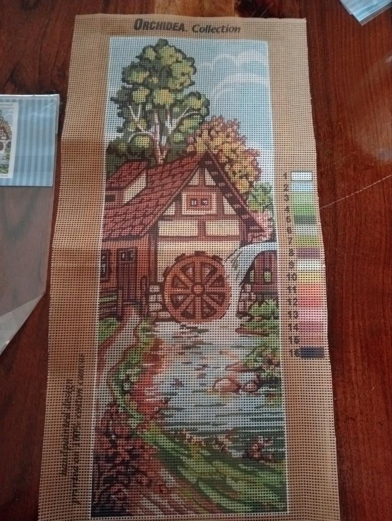 Orchidea stramien, Hobby en Vrije tijd, Borduren en Borduurmachines, Ophalen of Verzenden, Nieuw, Patroon