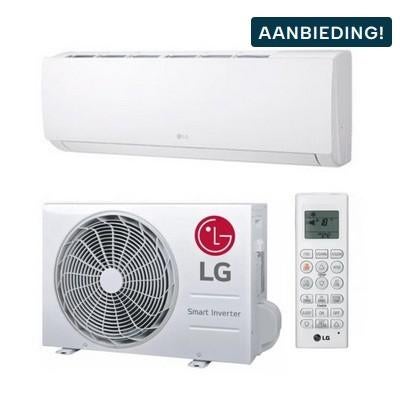 LG Airco 2,5 kW incl. Installatie Wees de Zomerdrukte Voor!, Witgoed en Apparatuur, Airco's, Koelen en Ontvochtigen, Timer, Nieuw