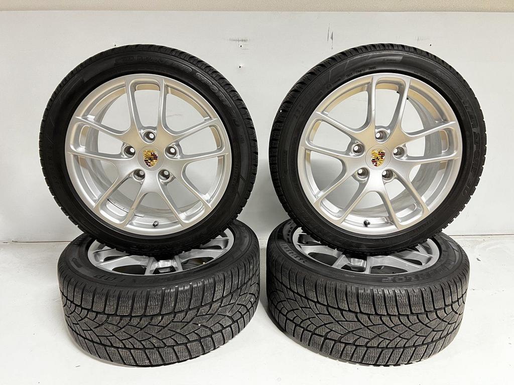 Porsche Cayman Boxster winterset met lichtmetalen velgen!, Auto-onderdelen, Ophalen, 18 inch, Gebruikt, -