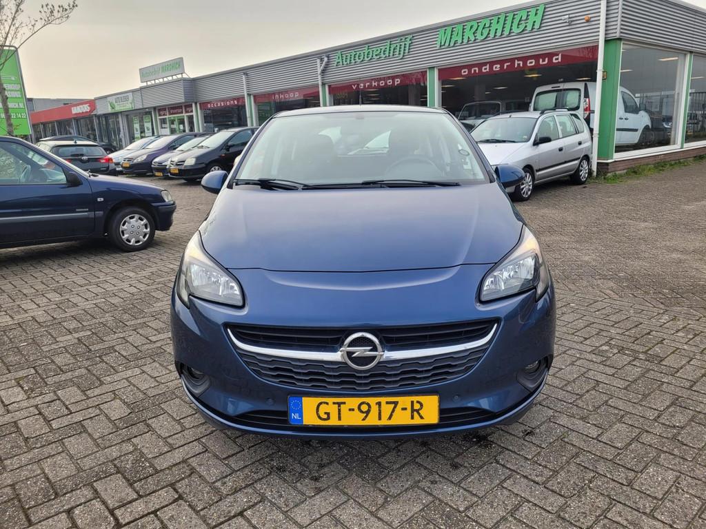 Opel Corsa 1.0 Turbo Edition|5-DEURS|CRUISE CONTROL|AIRCO|le, Voorwielaandrijving, Gebruikt, Euro 6, Blauw