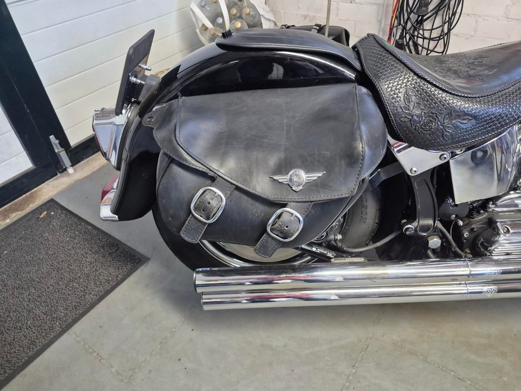 Originele Harley Davidson Softail Leren Tassen, Ophalen of Verzenden