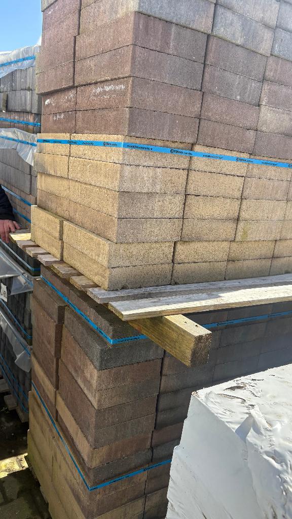 strackstone mis kleur 20x30 20m2, Klinkers, Ophalen of Verzenden, Zo goed als nieuw, 10 m² of meer