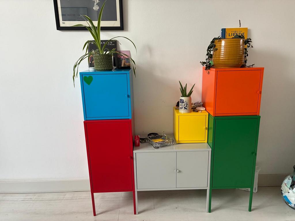 IKEA Lixhult kastjes, Huis en Inrichting, Kasten | Overige, Zo goed als nieuw, Ophalen