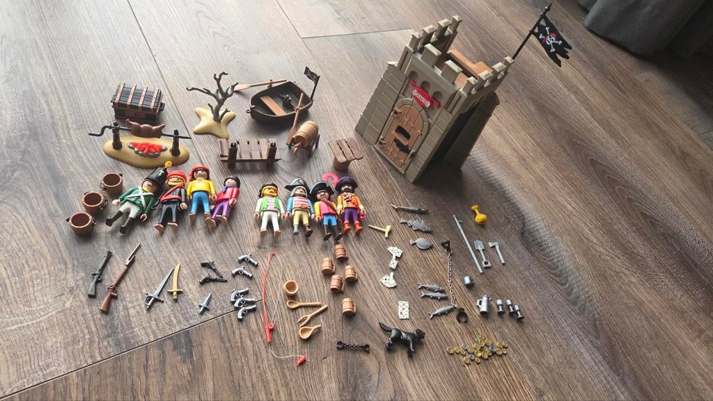 Playmobil 9989 piraten gevangenis, Ophalen of Verzenden, Gebruikt