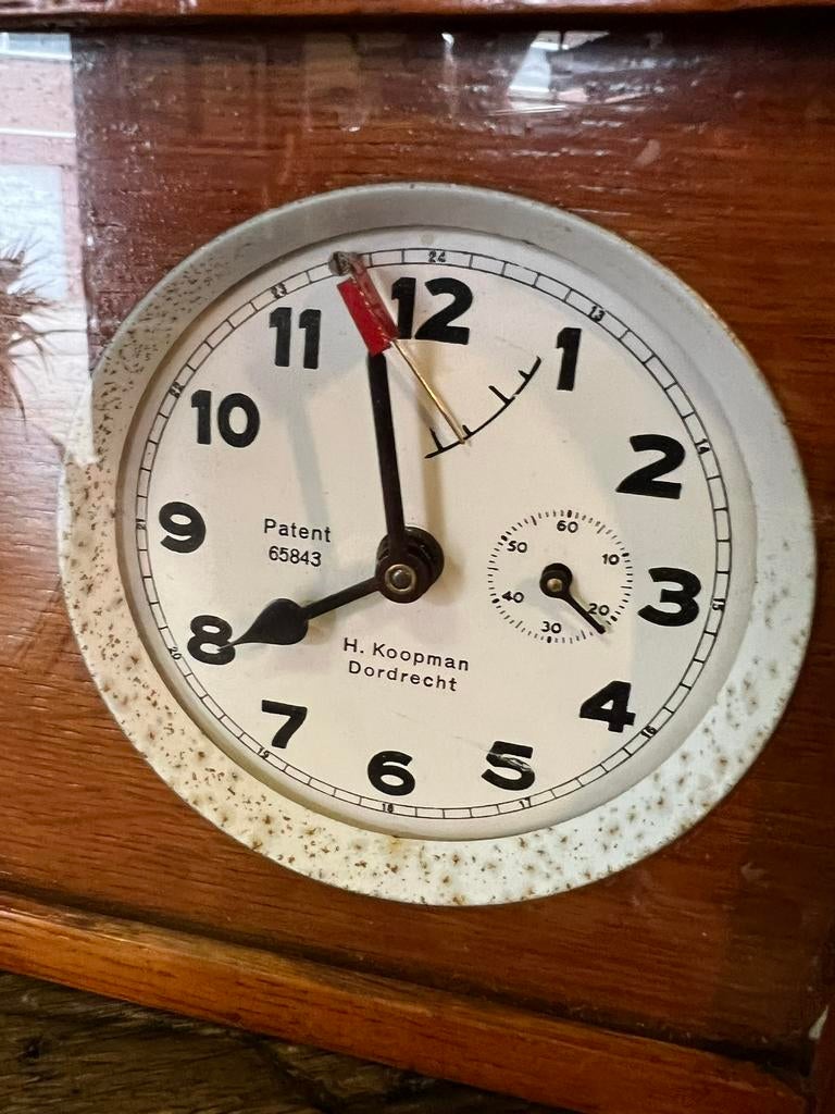 Oud schaakklok Koopman, Ophalen of Verzenden
