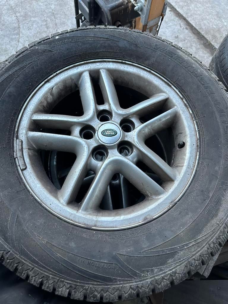 18” Landrover wielen met band, Ophalen