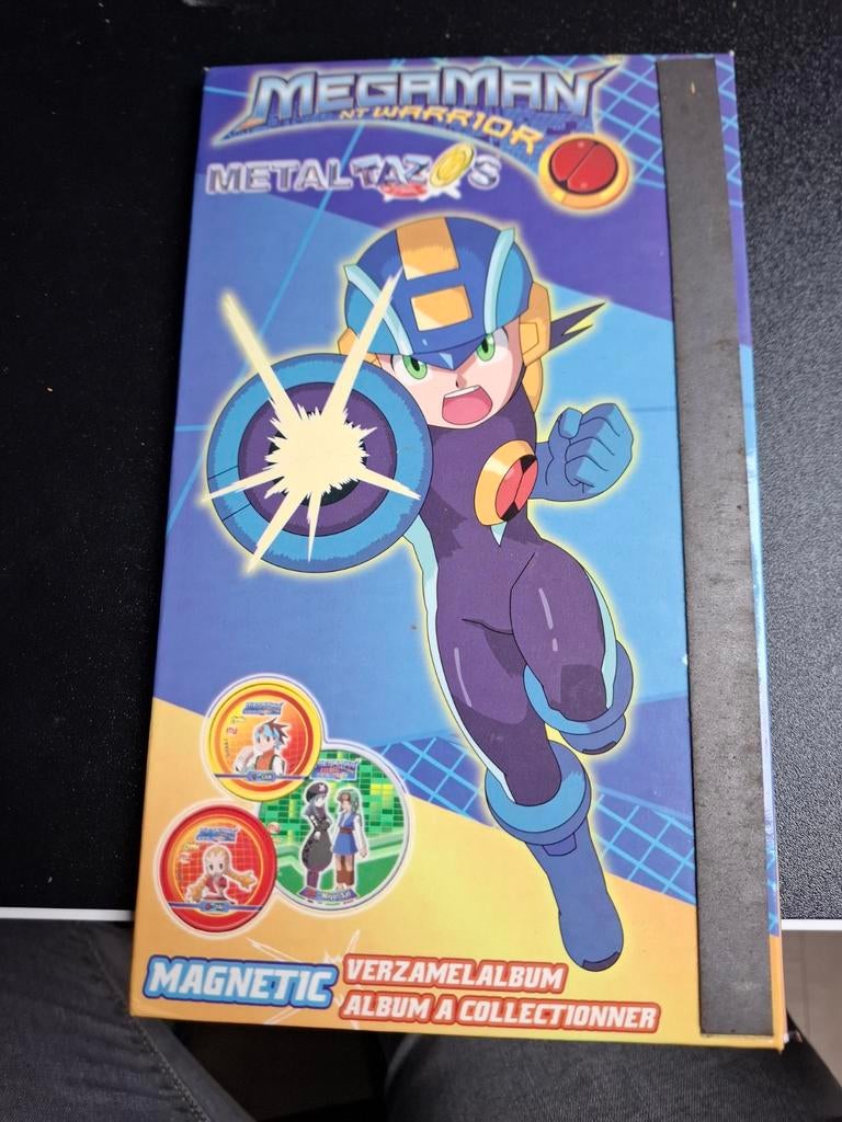Megaman magnetic verzamelalbum, Ophalen of Verzenden, Losse flippo's