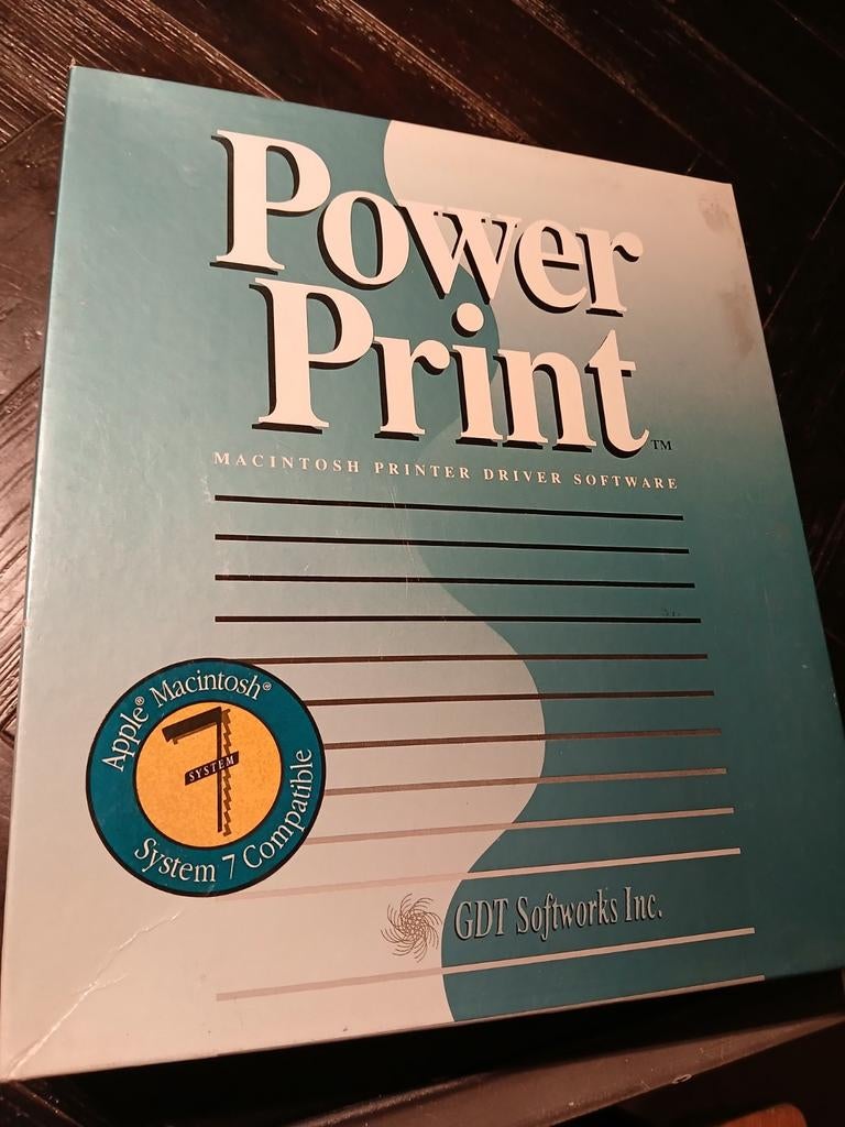 PowerPrint Macintosh Printer Driver Software, Ophalen of Verzenden, Gebruikt
