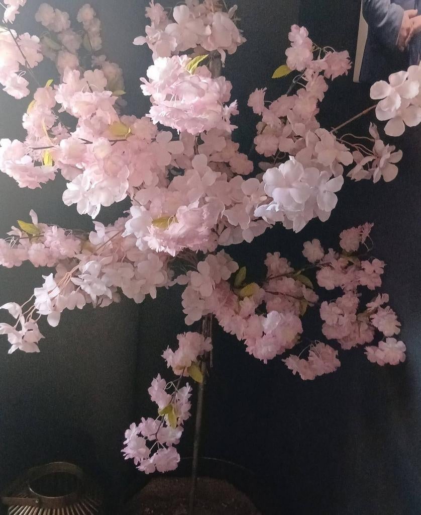 Kunst Bloesemboom - Roze Bloesem, Huis en Inrichting, Woonaccessoires | Kunstplanten en Kunstbloemen, Ophalen of Verzenden, Zo goed als nieuw