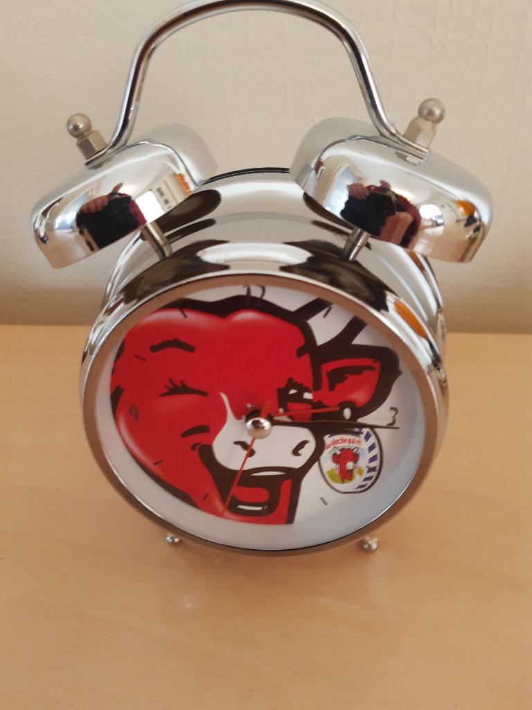 La Vache Qui Rit vintage wekker met koe geluid, Verzamelen, Merken en Reclamevoorwerpen, Ophalen of Verzenden, Gebruikt, Gebruiksvoorwerp