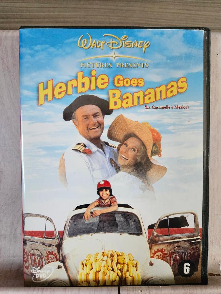 Herbie Goes Bananas (1980) Klassieker Walt Disney Dvd, Vanaf 6 jaar, Ophalen of Verzenden, Zo goed als nieuw, Overige genres