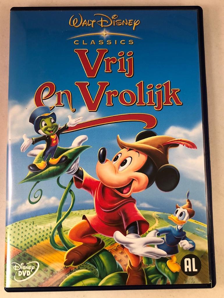Walt Disney Classics - Vrij en Vrolijk - Bongo / Mickey en, Tekenfilm, Ophalen of Verzenden, Zo goed als nieuw, Alle leeftijden