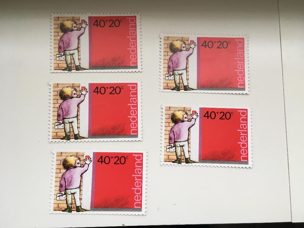 PZ36 Bedankkaart Kinderpostzegels Door het kind - Voor 1978, Postzegels en Munten, Ophalen of Verzenden, Gestempeld, Overige thema's