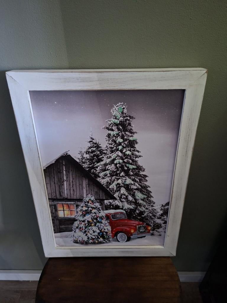 Kerst canvas, Ophalen, Gebruikt