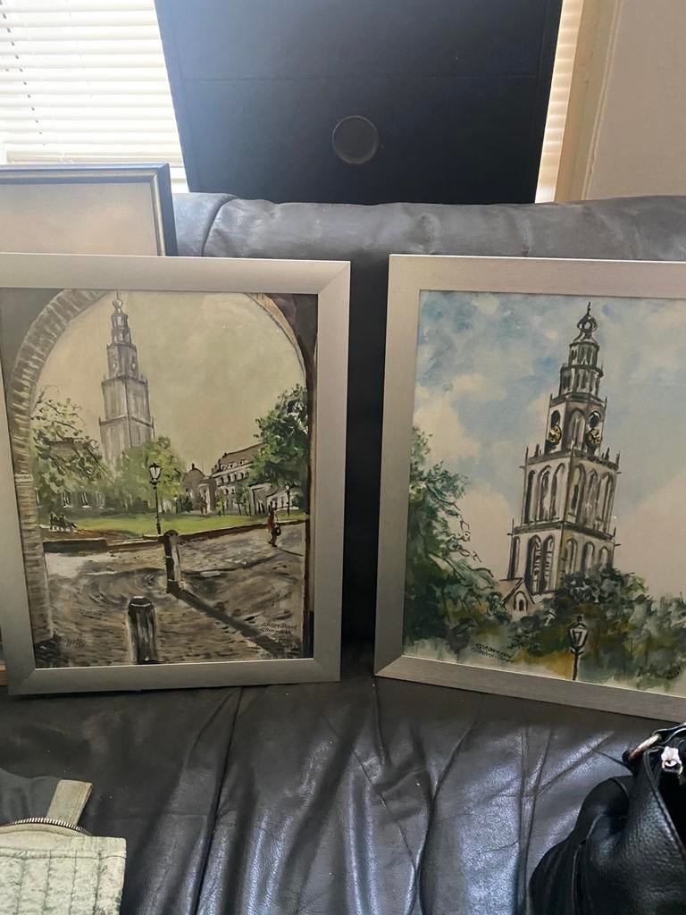 Schilderijen Groningen, Antiek en Kunst, Ophalen of Verzenden
