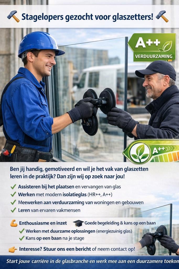 Stage  plek nodig?, Ophalen of Verzenden