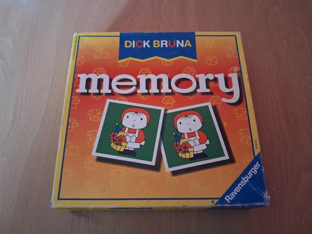 Dick Bruna Memory, Vijf spelers of meer, Ophalen of Verzenden, Gebruikt, Ravensburger