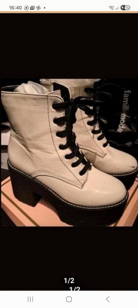 Plateau boots, Kleding | Dames, Schoenen, Ophalen of Verzenden, Zo goed als nieuw, Zwart