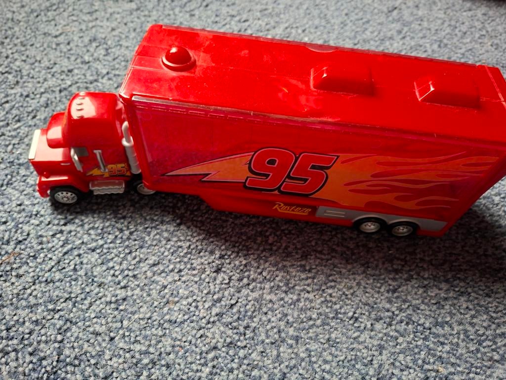 Cars Mack Truck speelgoed, Ophalen of Verzenden, Gebruikt