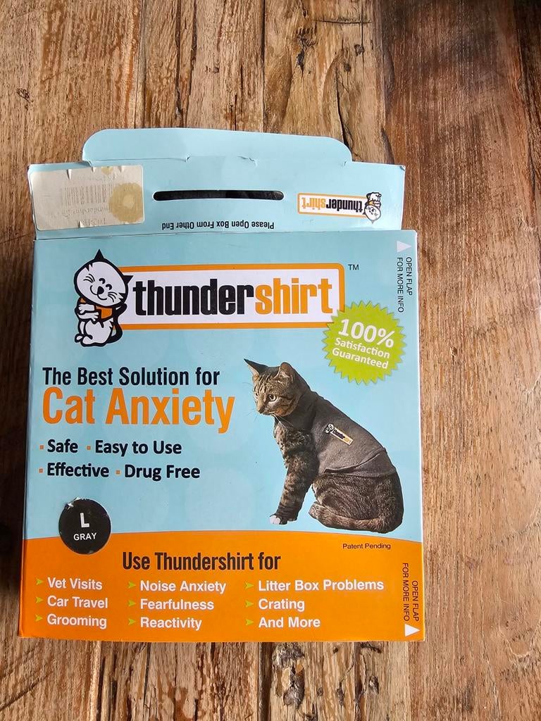 Thundershirt kat

Maat L nieuwe!, Dieren en Toebehoren, Ophalen of Verzenden