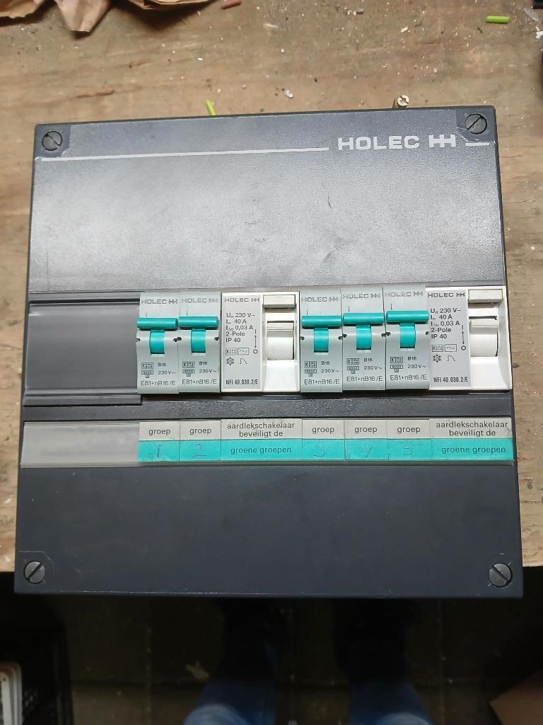 holec 5 groeps groepenkast, Ophalen of Verzenden, Gebruikt, Overige typen