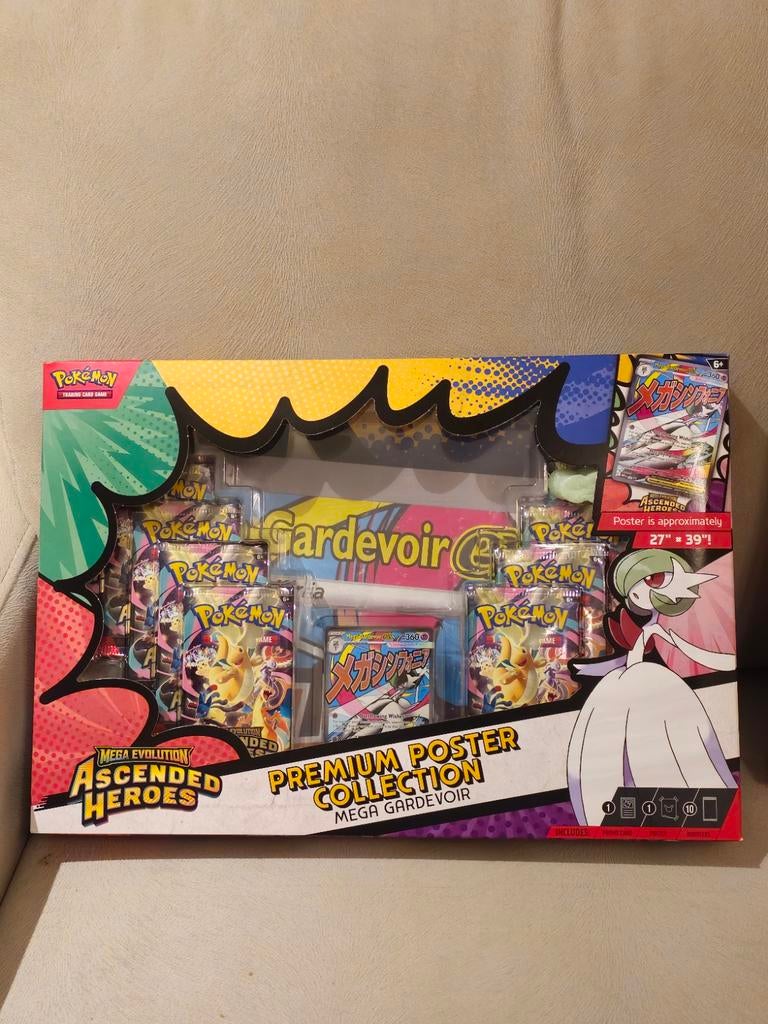 Pokémon TCG: Premium Poster Collection Mega Gardevoir, Ophalen of Verzenden, Nieuw, Overige typen
