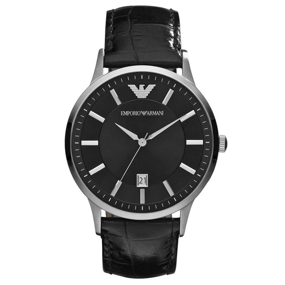 Emporio Armani herenhorloge AR2411, Overige merken, Staal, Polshorloge, Ophalen of Verzenden