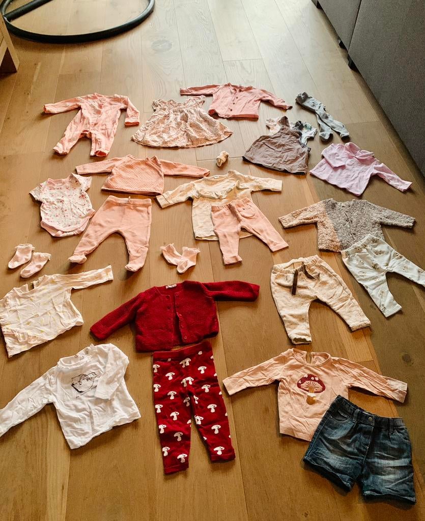 🌸 Baby zomer kleding pakket meisje ☀️ Setjes maat 68 🌸, Ophalen of Verzenden, Gebruikt, Meisje, Jurkje of Rokje