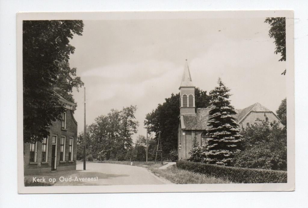 Oud- Avereest. (dorpsgezicht)  (1948), Verzenden, 1940 tot 1960, Gelopen, Overijssel