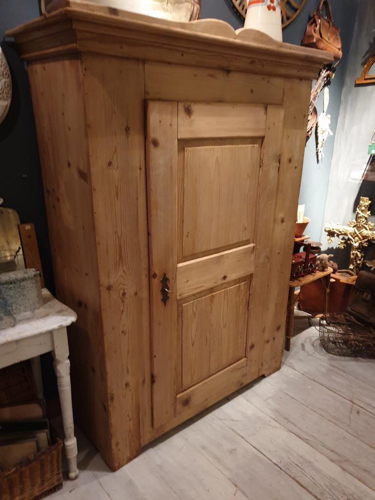 Oude grenen broodkast / voorraadkast / linnenkast, Huis en Inrichting, Kasten | Kledingkasten, Ophalen of Verzenden