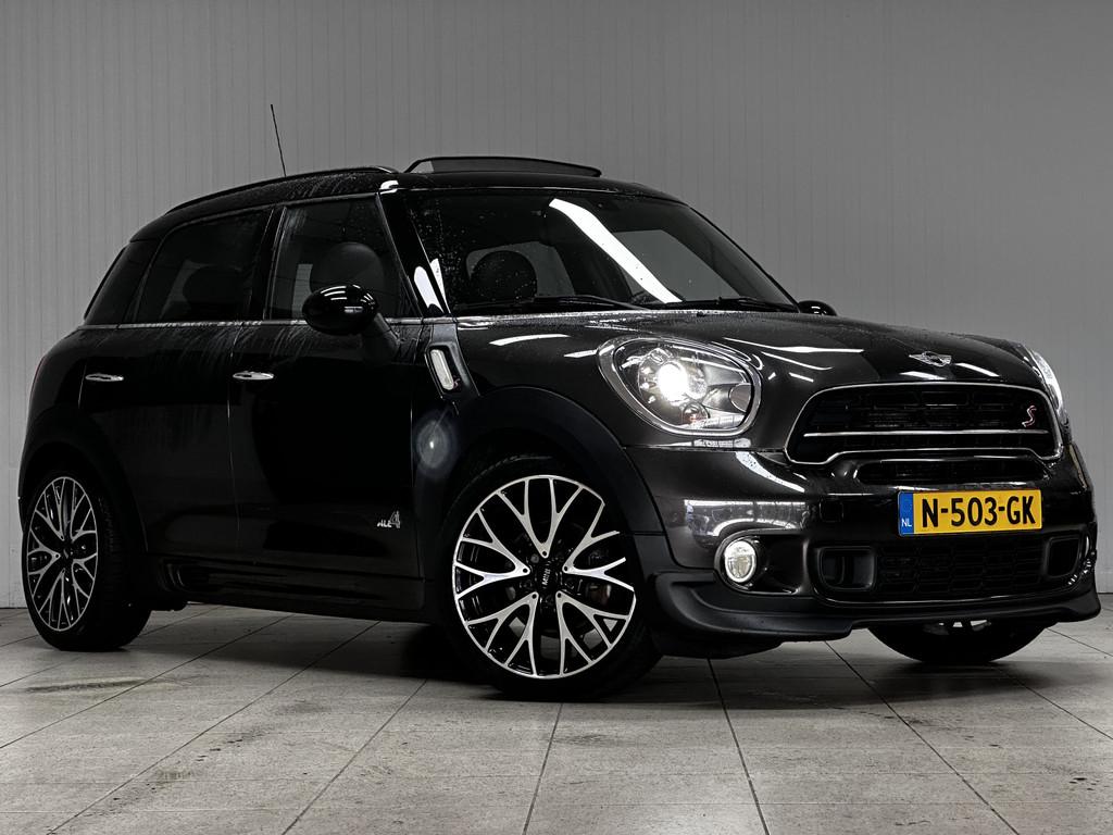 MINI Countryman 2.0 Cooper SD ALL4 Chili/ Automaat/ Panorama, Auto's, Automaat, USB, Bruin, Leder
